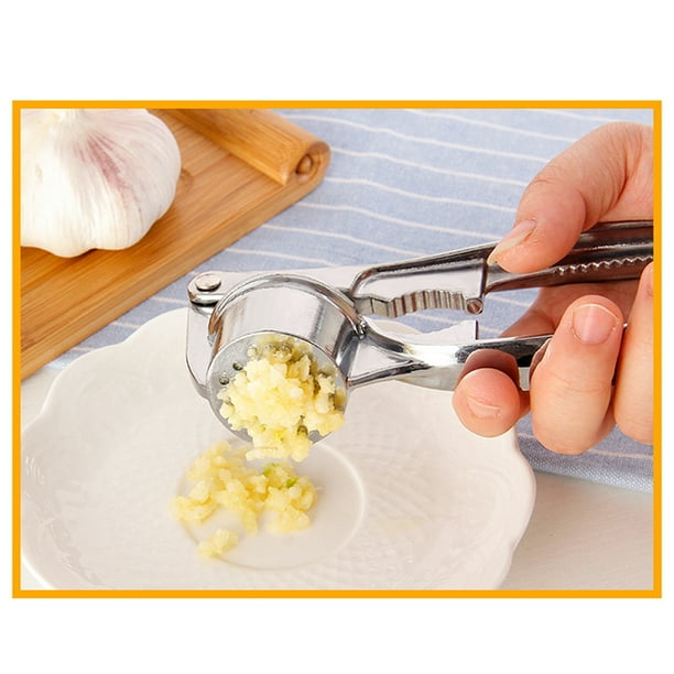 Garlic Press Crusher Mincer Chopper Peeler Squeeze Cutter Stainless Steel Ginger Garlic Press Crusher Mincer Chopper Peeler Squeeze Cutter Stainless Steel Ginger